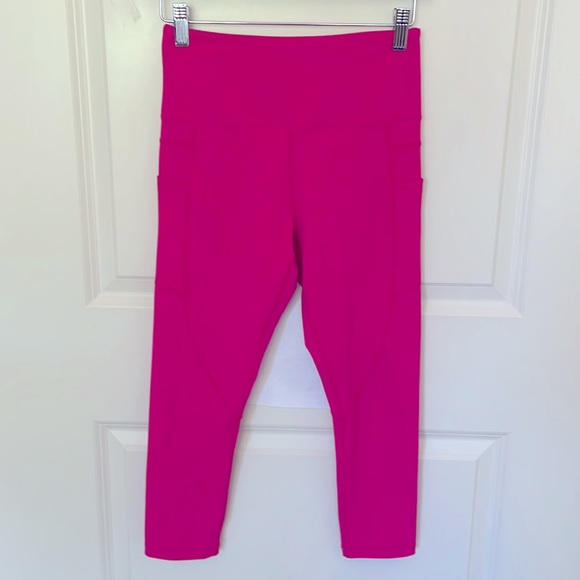 Zyia Party Pink Light N Tight Leggings 4 - Picture 4 of 7